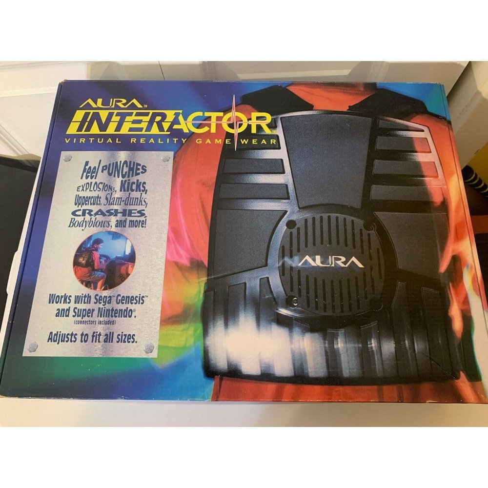 Vtg‎ Aura Interactor Virtual Reality Game Wear 1994 Sega Genesis Super Nintendo